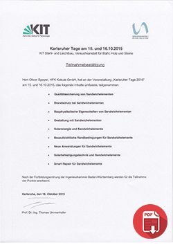 Zertifikat Smart Repair für Sandwichelemente Oliver Speyer